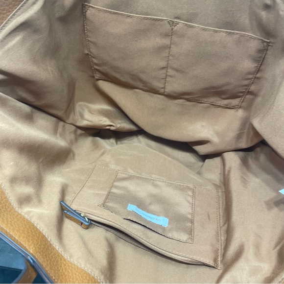 Liz Claiborne Marina Tote Bag Maple Large Purse . Pre-owned. See pictures. - Picture 5 of 13